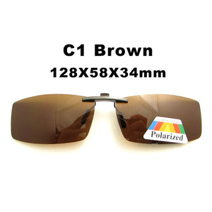 DL024 Unisex Square Driving Polarized Sunglasses Women Men Oversized Ultra Light Metal Frame Clip On Sun Glasses uv400