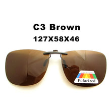 Carica l&#39;immagine nel visualizzatore di Gallery, DL024 Unisex Square Driving Polarized Sunglasses Women Men Oversized Ultra Light Metal Frame Clip On Sun Glasses uv400
