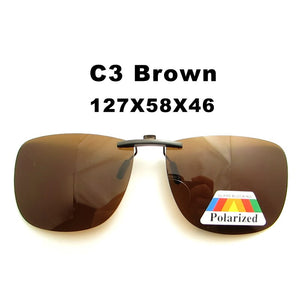 DL024 Unisex Square Driving Polarized Sunglasses Women Men Oversized Ultra Light Metal Frame Clip On Sun Glasses uv400
