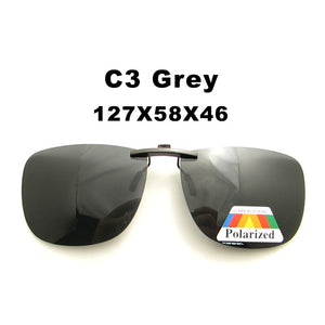 DL024 Unisex Square Driving Polarized Sunglasses Women Men Oversized Ultra Light Metal Frame Clip On Sun Glasses uv400