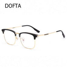Load image into Gallery viewer, DOFTA Titanium Glasses Frames Men Vintage Retro Eyebrow Line Myopia Optical Prescription Eyeglass Women Korean Eyewear 6752