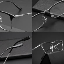 Load image into Gallery viewer, DOFTA Titanium Glasses Frames Men Vintage Retro Eyebrow Line Myopia Optical Prescription Eyeglass Women Korean Eyewear 6752