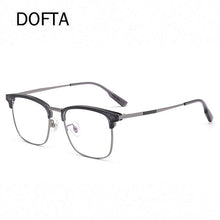 Load image into Gallery viewer, DOFTA Titanium Glasses Frames Men Vintage Retro Eyebrow Line Myopia Optical Prescription Eyeglass Women Korean Eyewear 6752