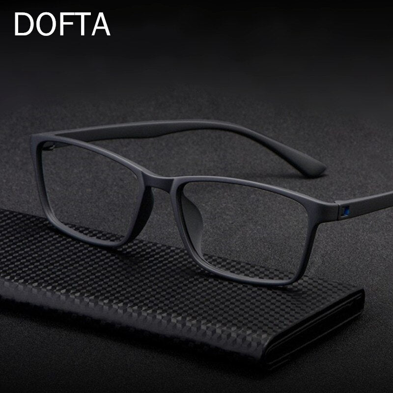DOFTA Ultralight TR90 Glasses Frame Men Optical Myopia Eyeglasses Male Plastic Titanium Prescription Eye Glasses 5196A