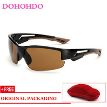 Carica l&#39;immagine nel visualizzatore di Gallery, DOHOHDO Camouflage Sunglasses Men And Women  Sports Fishing Driving Sunglasses Brand Designer Camouflage Frame With Box