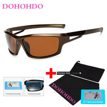 Carica l&#39;immagine nel visualizzatore di Gallery, DOHOHDO Men Polarized Sunglasses Outdoor Sports Sun Glasses Male 100% UV400 Polarised Driving Goggle Eyewears With Bag