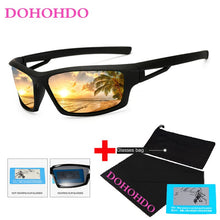 Carica l&#39;immagine nel visualizzatore di Gallery, DOHOHDO Men Polarized Sunglasses Outdoor Sports Sun Glasses Male 100% UV400 Polarised Driving Goggle Eyewears With Bag