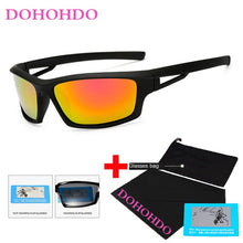 Carica l&#39;immagine nel visualizzatore di Gallery, DOHOHDO Men Polarized Sunglasses Outdoor Sports Sun Glasses Male 100% UV400 Polarised Driving Goggle Eyewears With Bag
