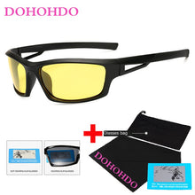 Carica l&#39;immagine nel visualizzatore di Gallery, DOHOHDO Men Polarized Sunglasses Outdoor Sports Sun Glasses Male 100% UV400 Polarised Driving Goggle Eyewears With Bag