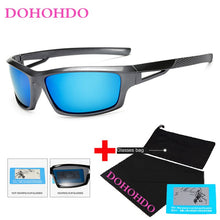 Carica l&#39;immagine nel visualizzatore di Gallery, DOHOHDO Men Polarized Sunglasses Outdoor Sports Sun Glasses Male 100% UV400 Polarised Driving Goggle Eyewears With Bag