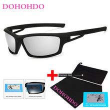Carica l&#39;immagine nel visualizzatore di Gallery, DOHOHDO Men Polarized Sunglasses Outdoor Sports Sun Glasses Male 100% UV400 Polarised Driving Goggle Eyewears With Bag
