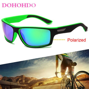 DOHOHDO Polarized Sunglasses Men  Driving Anti-Glare Sun Glasses Male Matte Night Vision Sports Goggles UV400