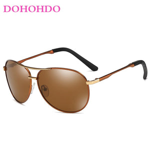 DOHOHDO  Men Polarized Sunglasses Women Brand Design Classic Pilot  Sun Glasses Male Driving Goggles Oculos
