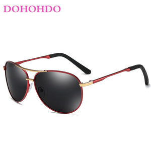 DOHOHDO  Men Polarized Sunglasses Women Brand Design Classic Pilot  Sun Glasses Male Driving Goggles Oculos