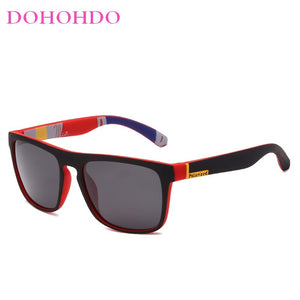 DOHOHDO Men Classic Polarized Sunglasses Square Coating Driving Sun Glasses Male Sunglass Shades Eyewear Gafas De Sol UV400