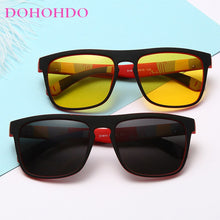 Load image into Gallery viewer, DOHOHDO Men Classic Polarized Sunglasses Square Coating Driving Sun Glasses Male Sunglass Shades Eyewear Gafas De Sol UV400