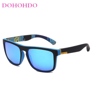 DOHOHDO Men Classic Polarized Sunglasses Square Coating Driving Sun Glasses Male Sunglass Shades Eyewear Gafas De Sol UV400