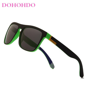 DOHOHDO Men Classic Polarized Sunglasses Square Coating Driving Sun Glasses Male Sunglass Shades Eyewear Gafas De Sol UV400