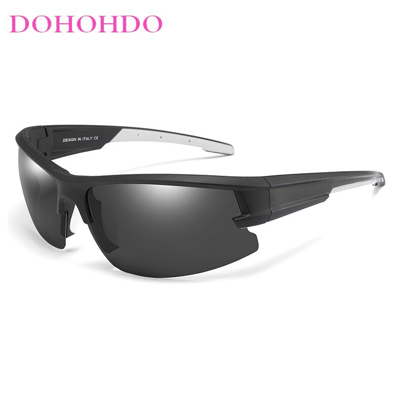 DOHOHDO Men Polarized Sunglasses Brand Designer Sun Glasses UV400 Anti-Glare Male Night Vision Sports Driving Eyewear