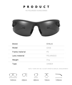 DOHOHDO Men Polarized Sunglasses Brand Designer Sun Glasses UV400 Anti-Glare Male Night Vision Sports Driving Eyewear