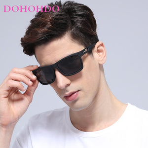DOHOHDO Men Night Vision Polarized Sunglasses Male Men Classic Outdoor Sports Square Goggle For Fishing Driving Eyewear UV400
