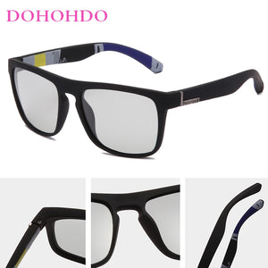 DOHOHDO Men Women Photochromic Sunglasses 2023 Change Color Polarized Driving Sun Glasses Anti-glare Goggle Glasses UV400