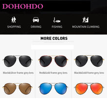 Load image into Gallery viewer, DOHOHDO Men&#39;s Aluminum Magnesium Pilot Sunglasses Polarized Men Coating Mirror Glasses Oculos Male Eyewear Accessories For Me