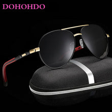 Load image into Gallery viewer, DOHOHDO Men&#39;s Aluminum Magnesium Pilot Sunglasses Polarized Men Coating Mirror Glasses Oculos Male Eyewear Accessories For Me