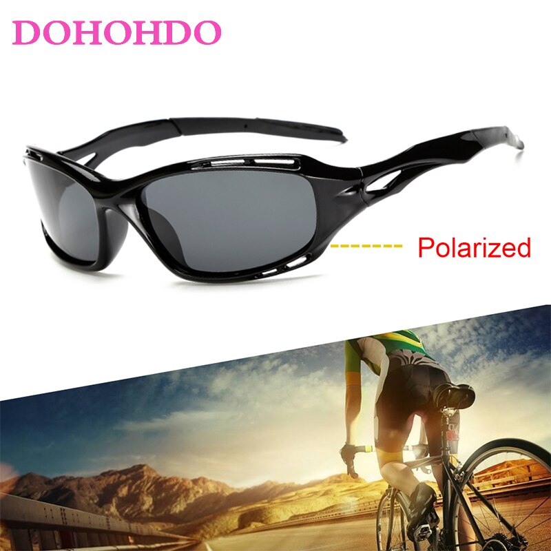 DOHOHDO Men's Polarized Night Vision Sunglasses Driving Sun Glasses For Men Square Sport Brand  Mirror Shades Oculos UV400