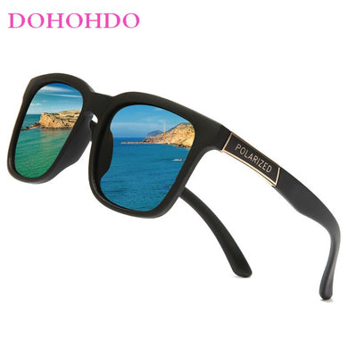 DOHOHDO 2023 TR90 Sport Sunglasses Men Polarized UV400 Coating Mirrored Driving Fishing Sun Glasses Oculos Eyewear