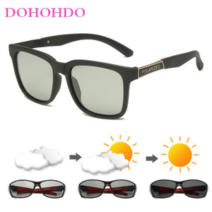 DOHOHDO 2023 TR90 Sport Sunglasses Men Polarized UV400 Coating Mirrored Driving Fishing Sun Glasses Oculos Eyewear