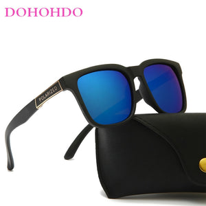DOHOHDO 2023 TR90 Sport Sunglasses Men Polarized UV400 Coating Mirrored Driving Fishing Sun Glasses Oculos Eyewear