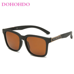 DOHOHDO 2023 TR90 Sport Sunglasses Men Polarized UV400 Coating Mirrored Driving Fishing Sun Glasses Oculos Eyewear