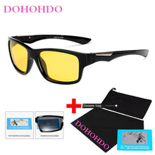 Load image into Gallery viewer, DOHOHDO Yellow Polarized Sunglasses Men&#39;s Night Vision Driving Sun Glasses Anti-Glare Car Drivers Goggles Eyewear For Man