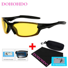 Load image into Gallery viewer, DOHOHDO Night Vision Glasses For Driving Goggles Anti-glare Yellow Lens Car Drivers Sunglasses For Men Women Eyeglasses With Box