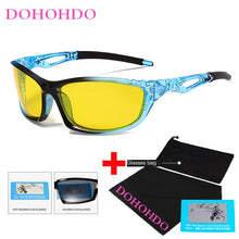 Load image into Gallery viewer, DOHOHDO Night Vision Polarized Sunglasses Men Mirror Square Sport Sun Glasses Driving Shades Male Retro Vintage Sunglasses UV400