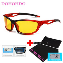 Load image into Gallery viewer, DOHOHDO Night Vision Polarized Sunglasses Men Mirror Square Sport Sun Glasses Driving Shades Male Retro Vintage Sunglasses UV400