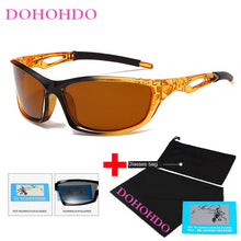 Load image into Gallery viewer, DOHOHDO Night Vision Polarized Sunglasses Men Mirror Square Sport Sun Glasses Driving Shades Male Retro Vintage Sunglasses UV400