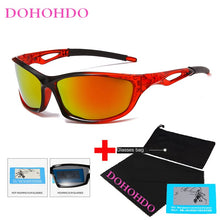 Load image into Gallery viewer, DOHOHDO Night Vision Polarized Sunglasses Men Mirror Square Sport Sun Glasses Driving Shades Male Retro Vintage Sunglasses UV400