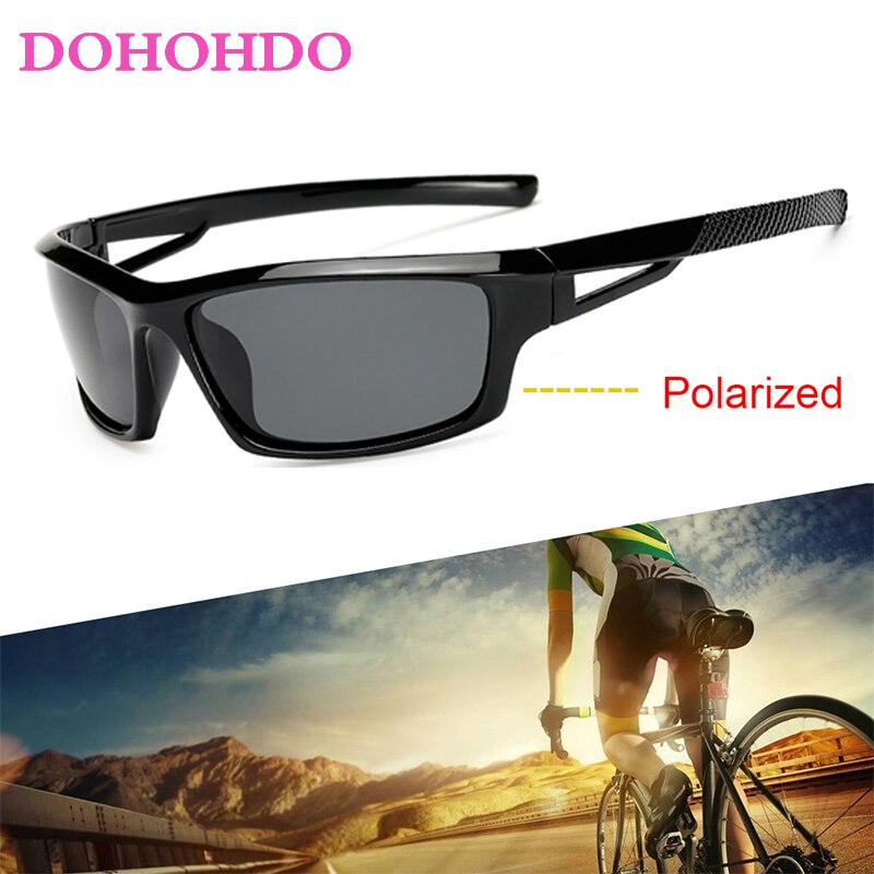 DOHOHDO Visione notturna UV400 Occhiali da sole polarizzati da guida per uomo Occhiali da sole polarizzati alla moda Occhiali unisex maschili Occhiali Gafas 
