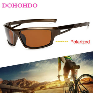 DOHOHDO Visione notturna UV400 Occhiali da sole polarizzati da guida per uomo Occhiali da sole polarizzati alla moda Occhiali unisex maschili Occhiali Gafas 