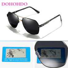 Load image into Gallery viewer, DOHOHDO Optical Brand Design Polarized Sunglasses Men Male Pilot Eyewear Sun Glasses Travel Fishing Oculos With Bag