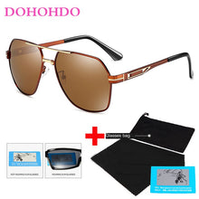 Load image into Gallery viewer, DOHOHDO Optical Brand Design Polarized Sunglasses Men Male Pilot Eyewear Sun Glasses Travel Fishing Oculos With Bag