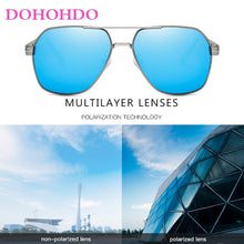 Load image into Gallery viewer, DOHOHDO Optical Brand Design Polarized Sunglasses Men Male Pilot Eyewear Sun Glasses Travel Fishing Oculos With Bag