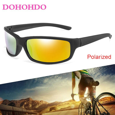 DOHOHDO Oval Polarized Sunglasses Men Mirror Lens Sport Sun Glasses For Driving Women Brand Design Goggles Gafas De Sol UV400