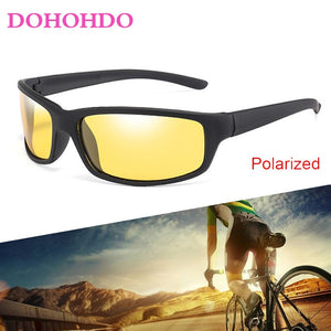 DOHOHDO Oval Polarized Sunglasses Men Mirror Lens Sport Sun Glasses For Driving Women Brand Design Goggles Gafas De Sol UV400
