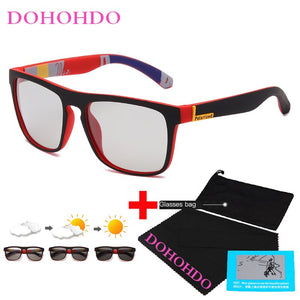 DOHOHDO Photochromic Sunglasses Men 2023 Classic  Polarized Brand Designer Men Sunglasses Retro Gafas De Sol