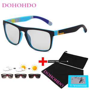 DOHOHDO Photochromic Sunglasses Men 2023 Classic  Polarized Brand Designer Men Sunglasses Retro Gafas De Sol