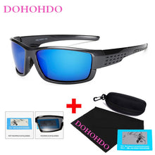 Load image into Gallery viewer, DOHOHDO Polarized Night Vision Sunglasses For Men Vintage Mirror Coating Driver Anti-glare Sun Glasses 100% UV400 Goggles