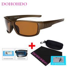 Load image into Gallery viewer, DOHOHDO Polarized Night Vision Sunglasses For Men Vintage Mirror Coating Driver Anti-glare Sun Glasses 100% UV400 Goggles